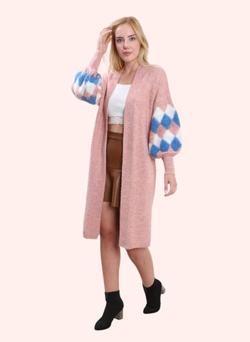 BAGGY SLV LONG CARDIGAN