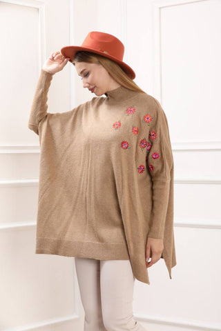 EMBROIDED CAPE SHAWL