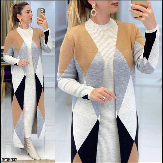 BODYCONE with CARDIGAN DRESS